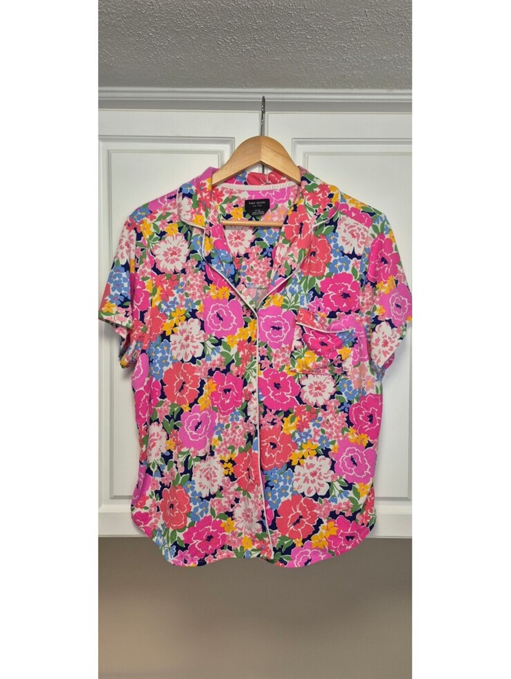 Kate Spade New York Floral Pajama Top - Size XL
